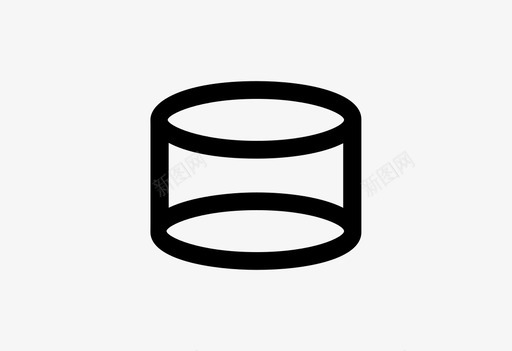 缸_cylinder2svg_新图网 https://ixintu.com 缸_cylinder2