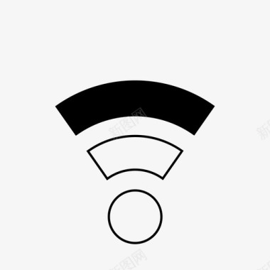网络低信号wifi图标图标