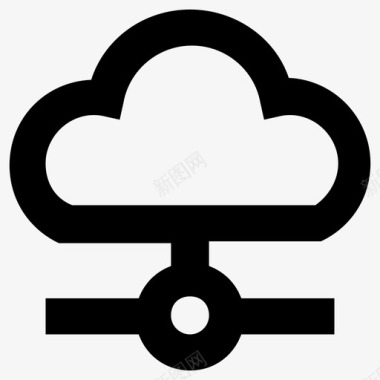 云共享云计算icloud图标图标