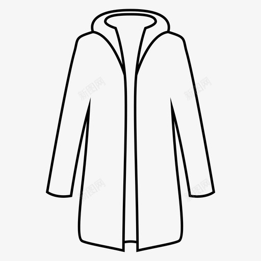 外套时装夹克图标svg_新图网 https://ixintu.com 冬天 外套 夹克 时装 衣服