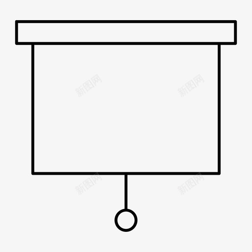 投影屏板显示屏图标svg_新图网 https://ixintu.com 在线演示 屏幕投影仪 投影屏 显示屏 板