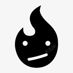 低脂低热闷火亮烧图标高清图片