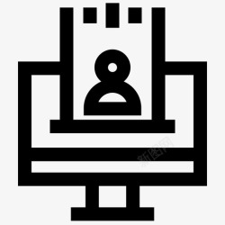 回执在线留言电脑回执图标高清图片