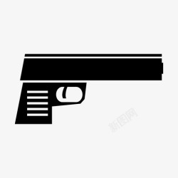 近距离射击声枪枪声射击图标高清图片