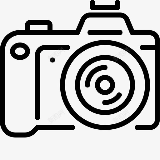 照相摄像机数码相机图标svg_新图网 https://ixintu.com 单反相机 摄像机 数码相机 照相 电子产品 电子产品线