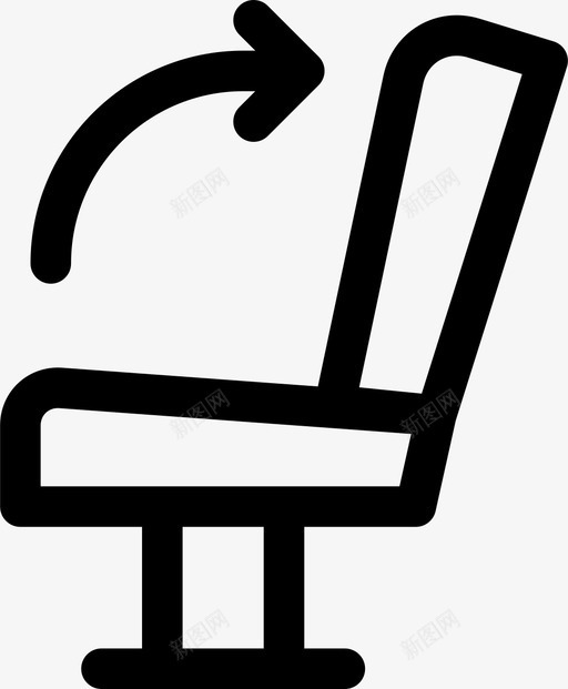 酒廊椅俱乐部舒适图标svg_新图网 https://ixintu.com 俱乐部 基础设施和建设 移动 美发师 舒适 软 酒廊椅