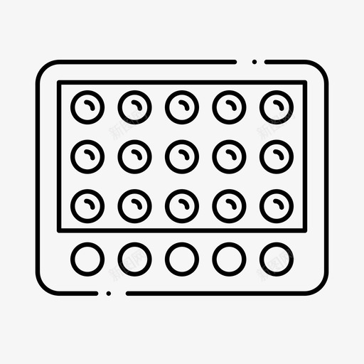 节育药物药房图标svg_新图网 https://ixintu.com 怀孕 节育 药丸 药房 药物