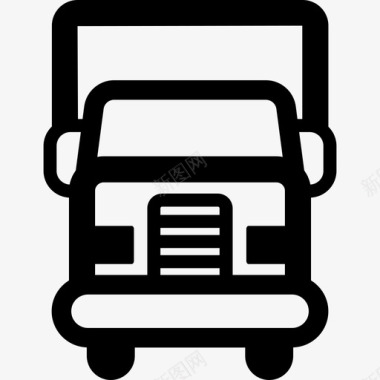 卡车拖车运输运输装置图标图标