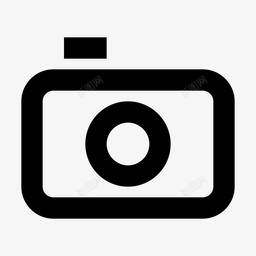 相机技术媒体硬件材料图标svg_新图网 https://ixintu.com 媒体硬件材料图标 技术 相机