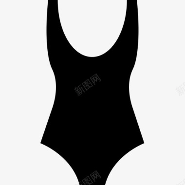 一件式内衣泳装图标图标