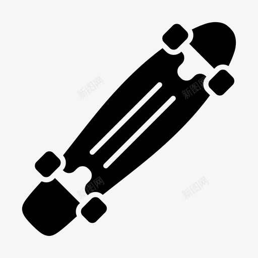 滑板轮子甲板三角板图标svg_新图网 https://ixintu.com 三角板 滑板 滑板卡车 滑板轮子 甲板