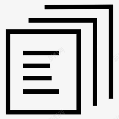 文档文件库图标图标