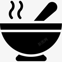 蒸功夫快餐蒸汤食物汤碗图标高清图片