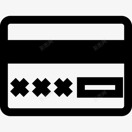 信用卡背面随机设置线性图标svg_新图网 https://ixintu.com 信用卡背面 线性 随机设置