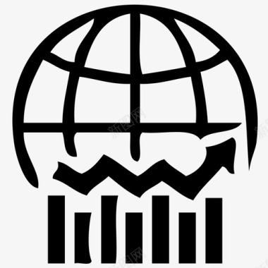 世界商业全球全球商业图标图标