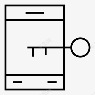 移动锁保护安全图标图标