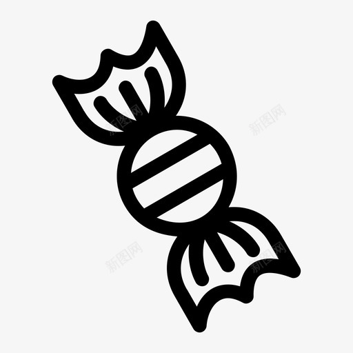 糖果甜食太妃糖图标svg_新图网 https://ixintu.com 包装糖果 太妃糖 甜食 糖果