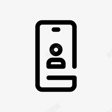 视频通话hangout移动电话图标图标