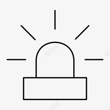 警报通知安全图标图标