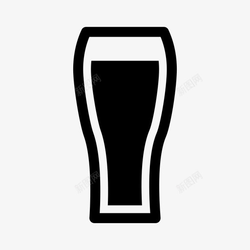 啤酒杯酒精饮料图标svg_新图网 https://ixintu.com 啤酒杯 酒精 饮料