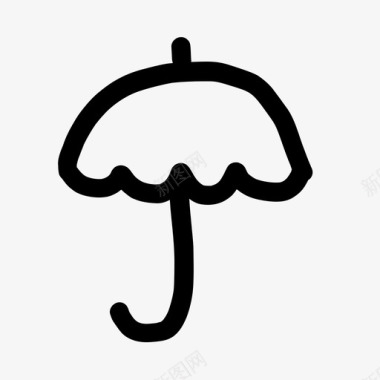 伞秋寒图标图标