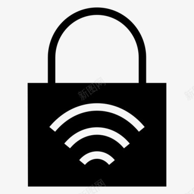 wifi锁专用保护图标图标