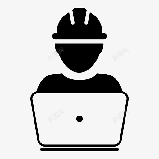 工人建筑工人工程师图标svg_新图网 https://ixintu.com 工人 工程师 建筑工人 建筑工人图标业务矢量样式28 操作员 用户