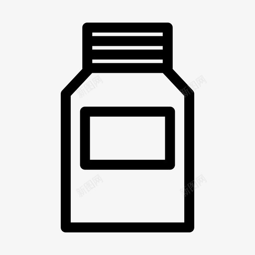一瓶药呵护健康图标svg_新图网 https://ixintu.com 一瓶药 保健 健康 呵护
