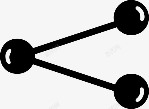 分子原子键电子图标svg_新图网 https://ixintu.com 分子 原子键 电子 科学