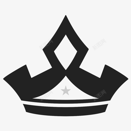 皇冠皇室形状图标svg_新图网 https://ixintu.com 形状 皇冠 皇室 象征