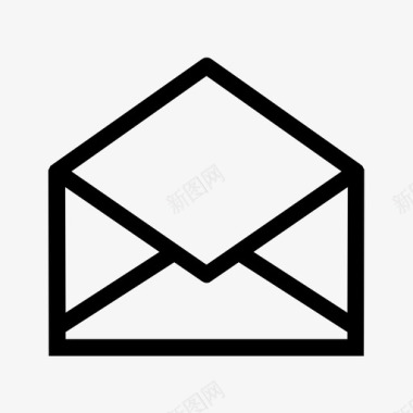信封信件连接图标图标