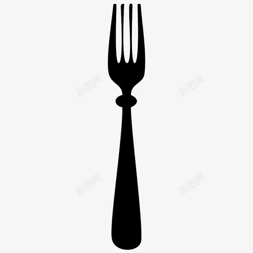 叉子餐具餐厅图标svg_新图网 https://ixintu.com 叉子 工具 餐具 餐厅
