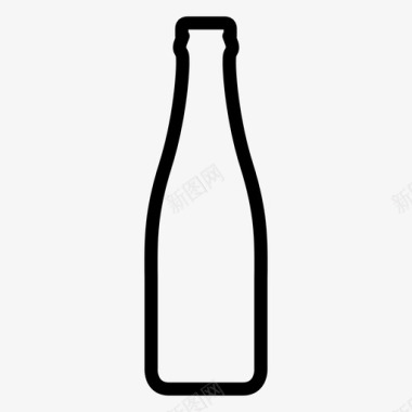 瓶啤酒冷饮图标图标