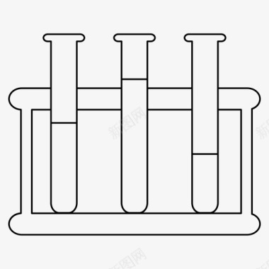 烧杯炼金术滴定管图标图标