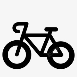 两个轮子自行车城市交通工具交通工具图标高清图片