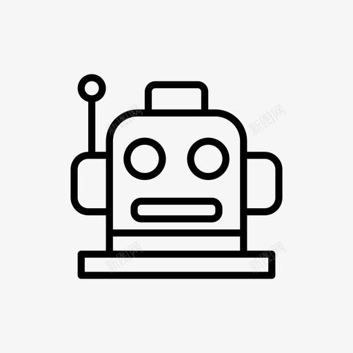 机器人常用图标svg_新图网 https://ixintu.com 常用图标 机器人