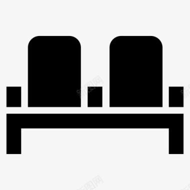沙发大胆的用户界面图标图标