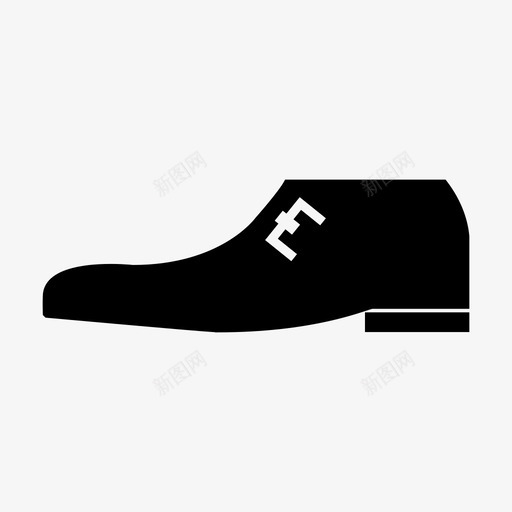 鞋子靴子皮革图标svg_新图网 https://ixintu.com 皮革 运动鞋 靴子 鞋子