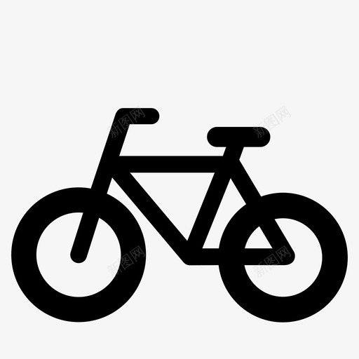 自行车自行车比赛交通工具图标svg_新图网 https://ixintu.com 交通工具 双轮 城市交通 自行车 自行车比赛