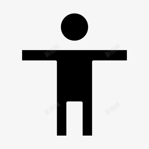 男人动作男人站着图标svg_新图网 https://ixintu.com 人 动作 男人 男人站着