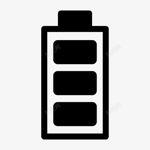 电池电池充满充满电图标svg_新图网 https://ixintu.com 充满电 功率满 电池 电池充满 能量