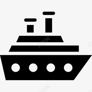 货船集装箱船大船图标图标