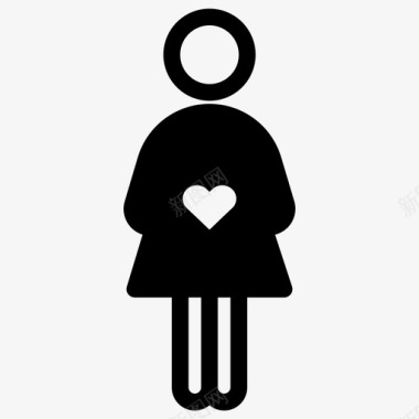 孕妇母亲图标图标