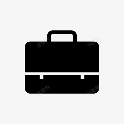 手提箱包行李图标svg_新图网 https://ixintu.com 全套图标 公文包 包 手提箱 旅行包 笔记本电脑包 行李