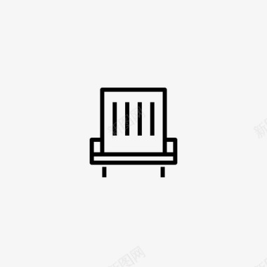 椅子家具办公室图标图标