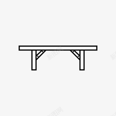 桌子家具客厅图标图标