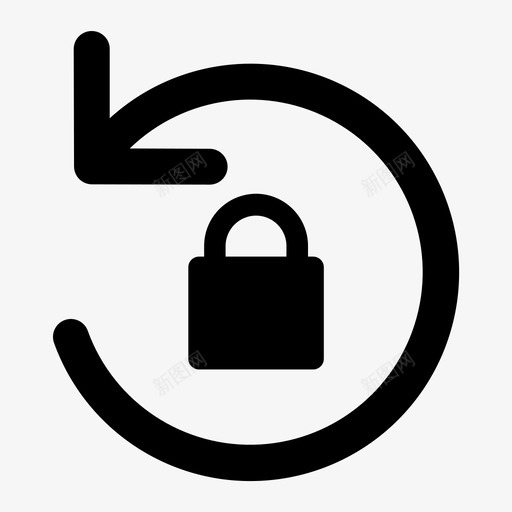 密码恢复图标svg_新图网 https://ixintu.com 密码恢复