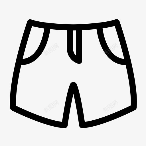 短裤衣服鞋子图标svg_新图网 https://ixintu.com 短裤 衣服 鞋子