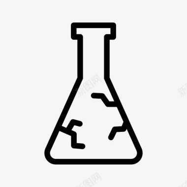 erlenmeyer烧瓶化学科学实验室图标图标