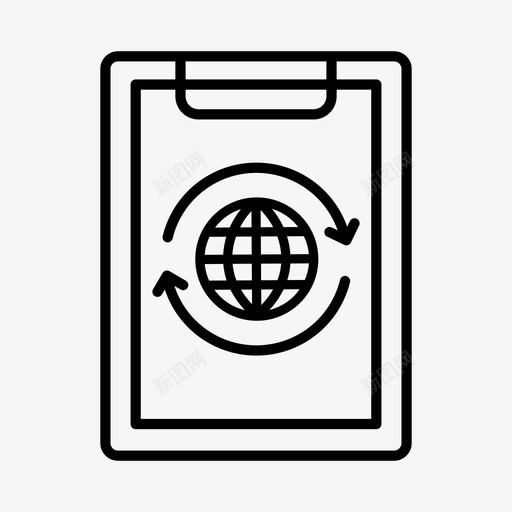 商业剪贴板交易图标svg_新图网 https://ixintu.com 交易 全球 剪贴板 商业 货币 贸易